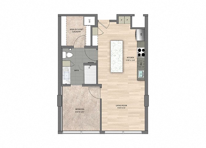 Floor plan layout diagram